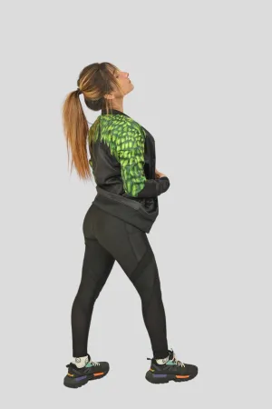 Aeroflex Feather Green Zipper Jacket