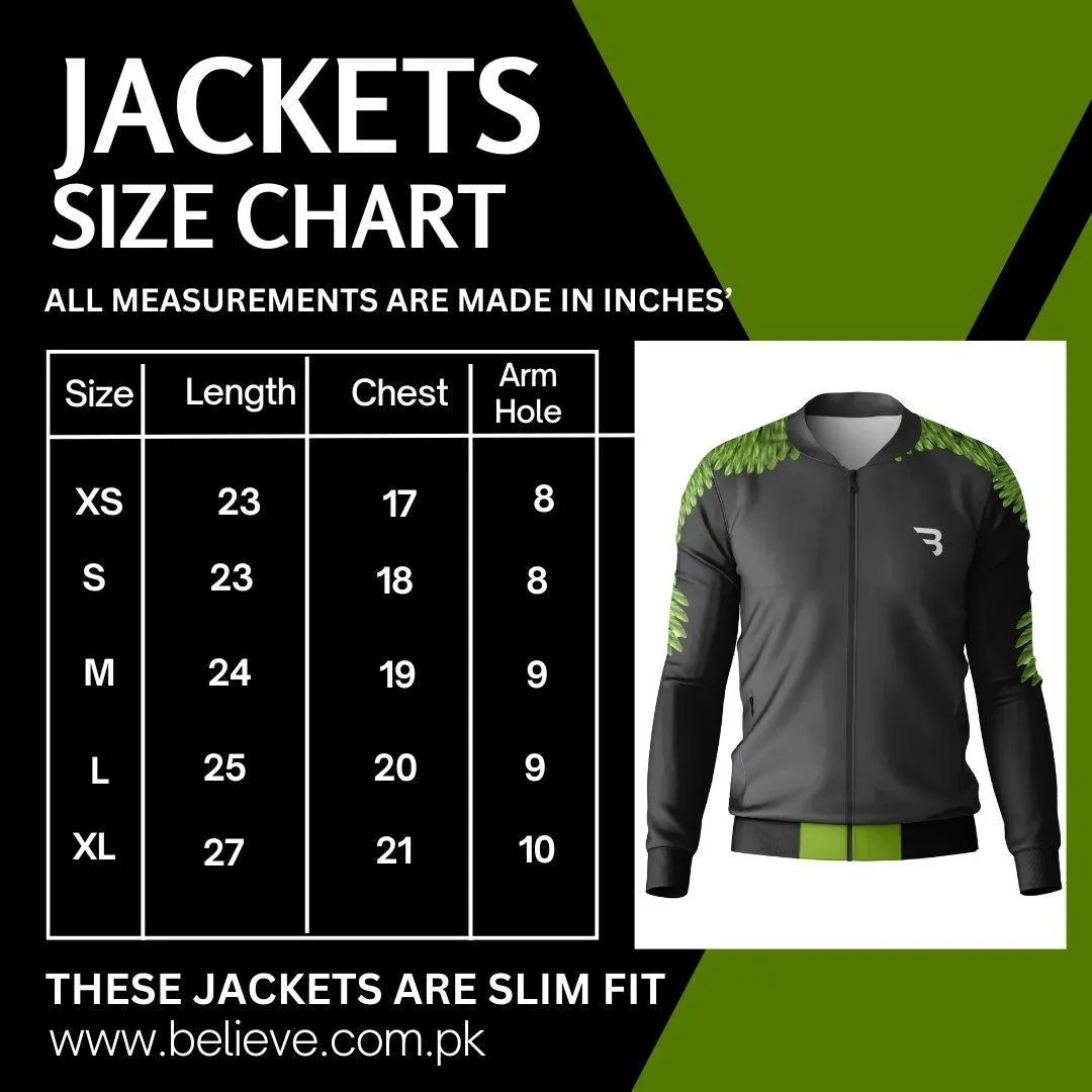 Aeroflex Feather Green Zipper Jacket