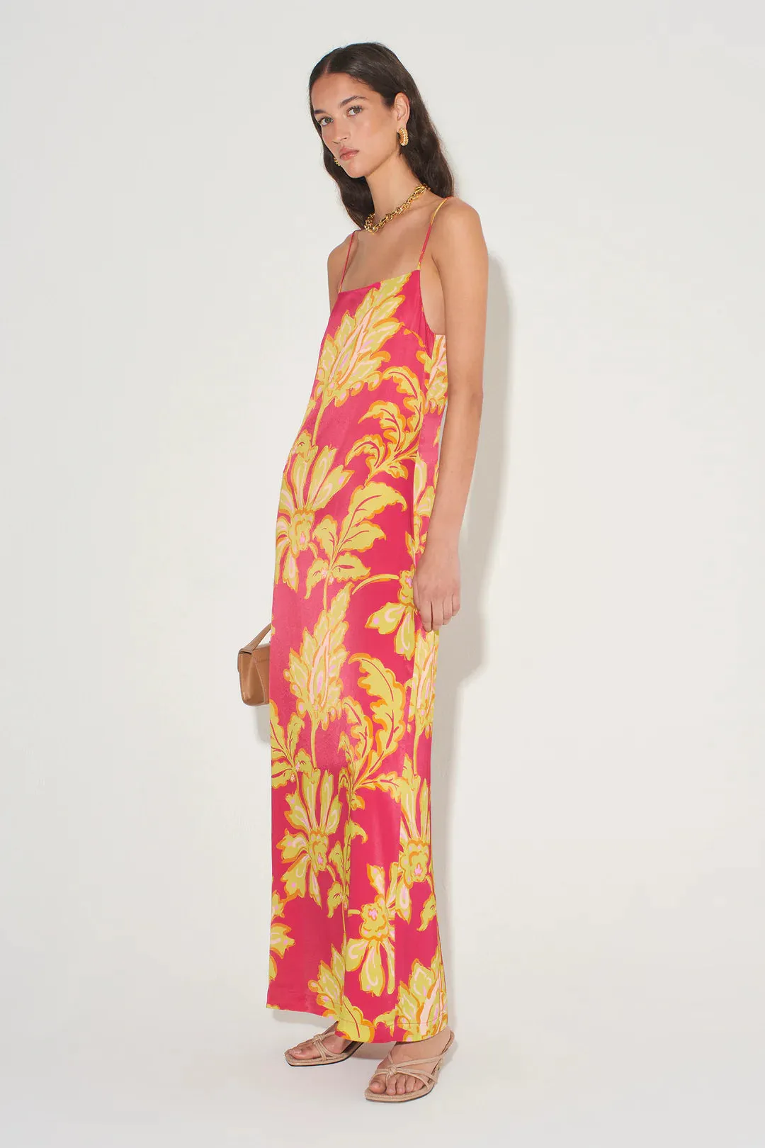 Alchemy Maxi Dress - Fuschia Fern