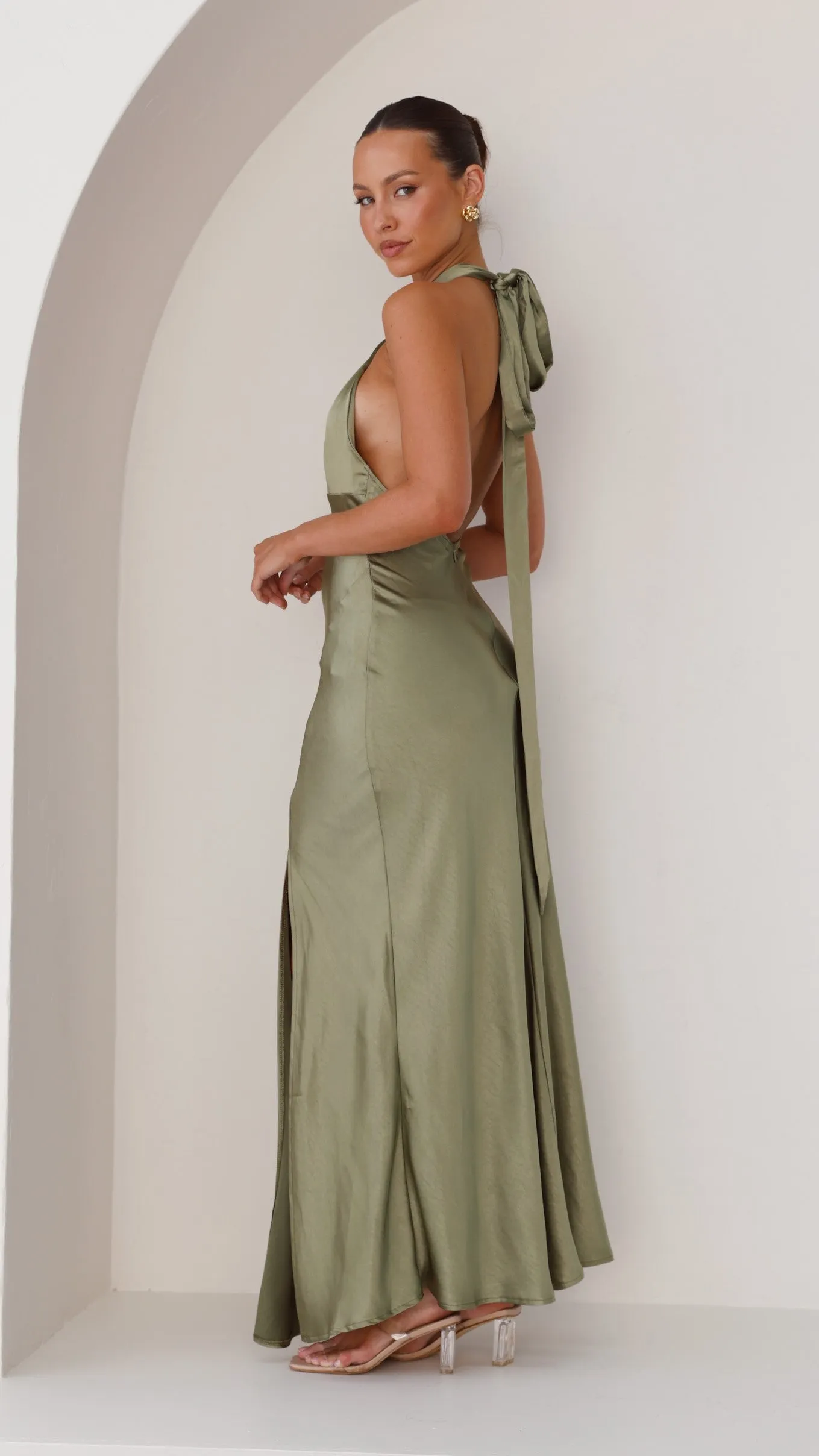 Amalia Maxi Dress - Olive