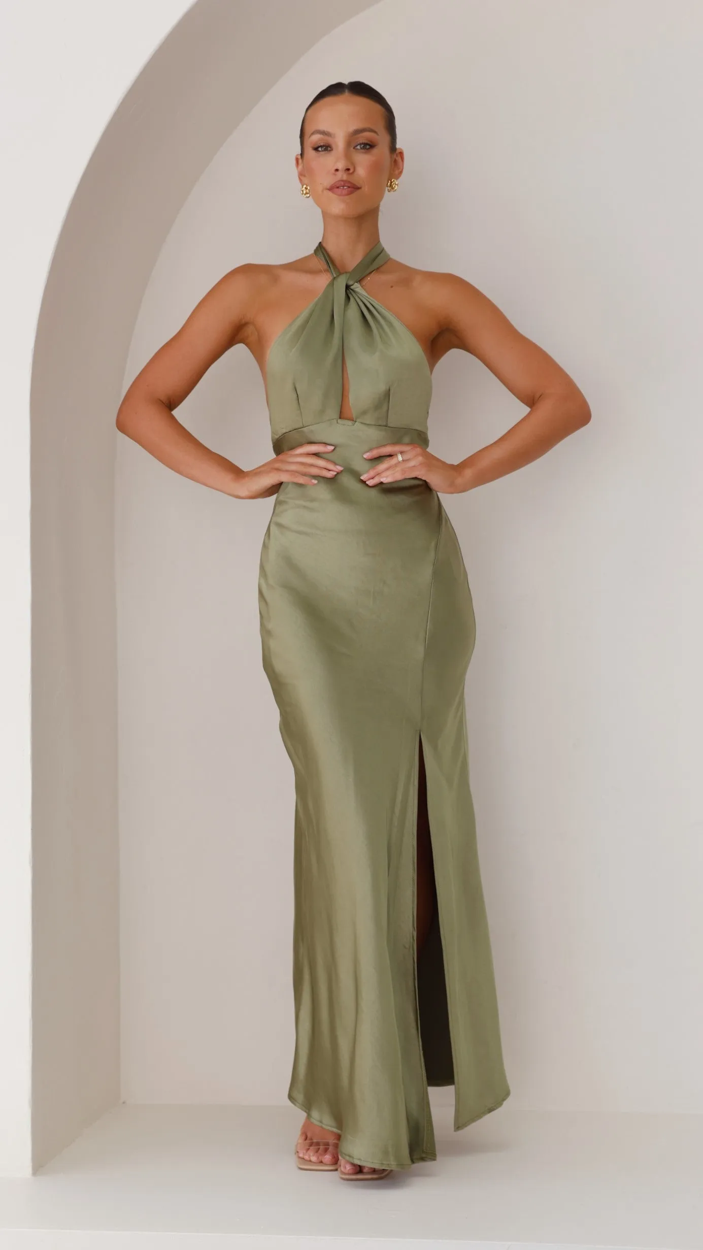 Amalia Maxi Dress - Olive