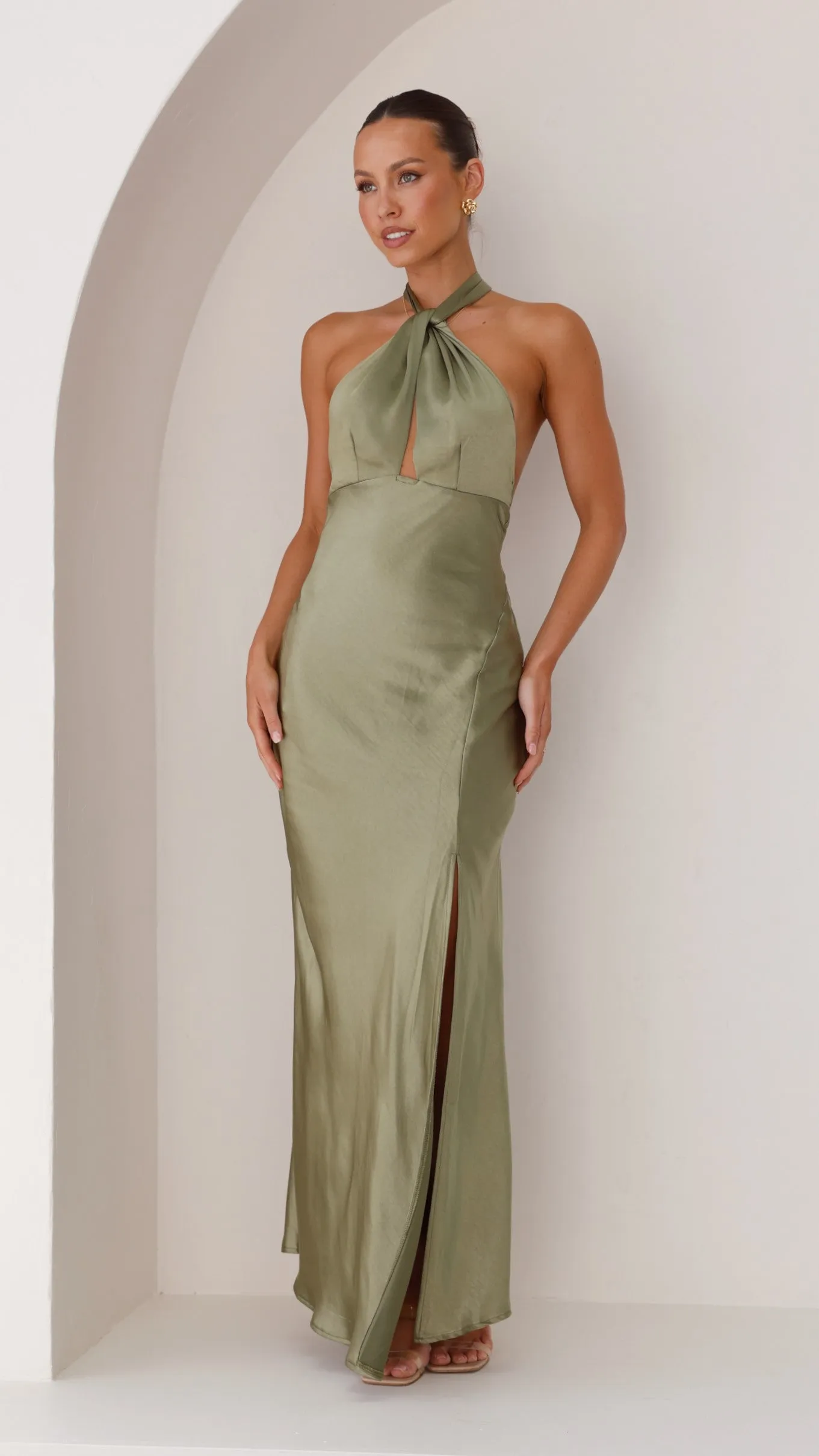 Amalia Maxi Dress - Olive