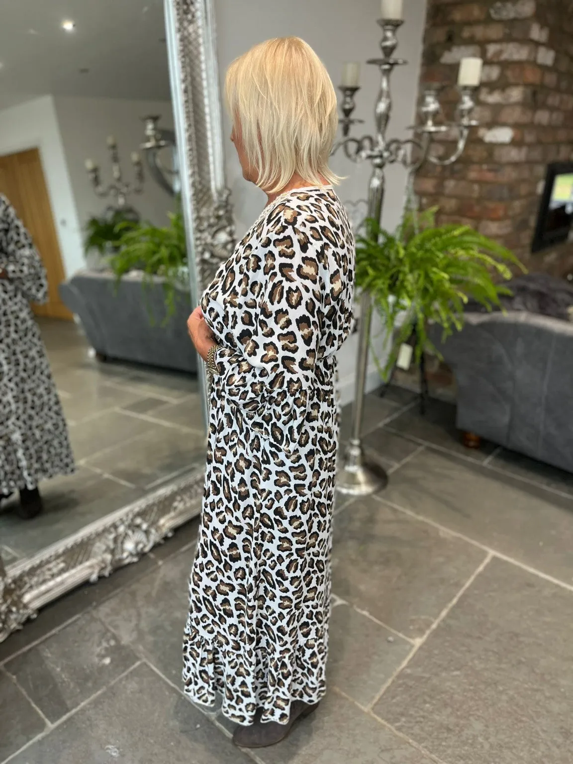 Animal Print Dress Rowan