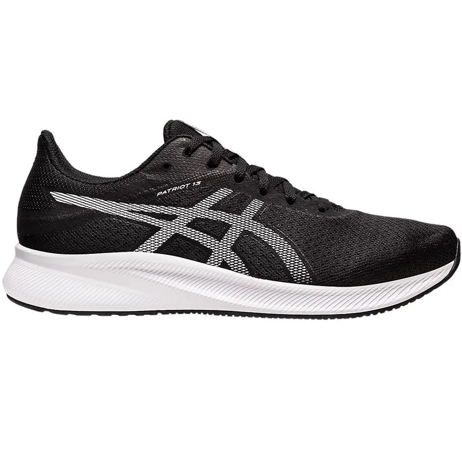 Asics Patriot 13 Men's Running Shoes Black & White 1011B485 001