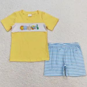 Baby Boys Clothes Beach Play Summer Shirt Tops Shorts Outfits BSSO0397