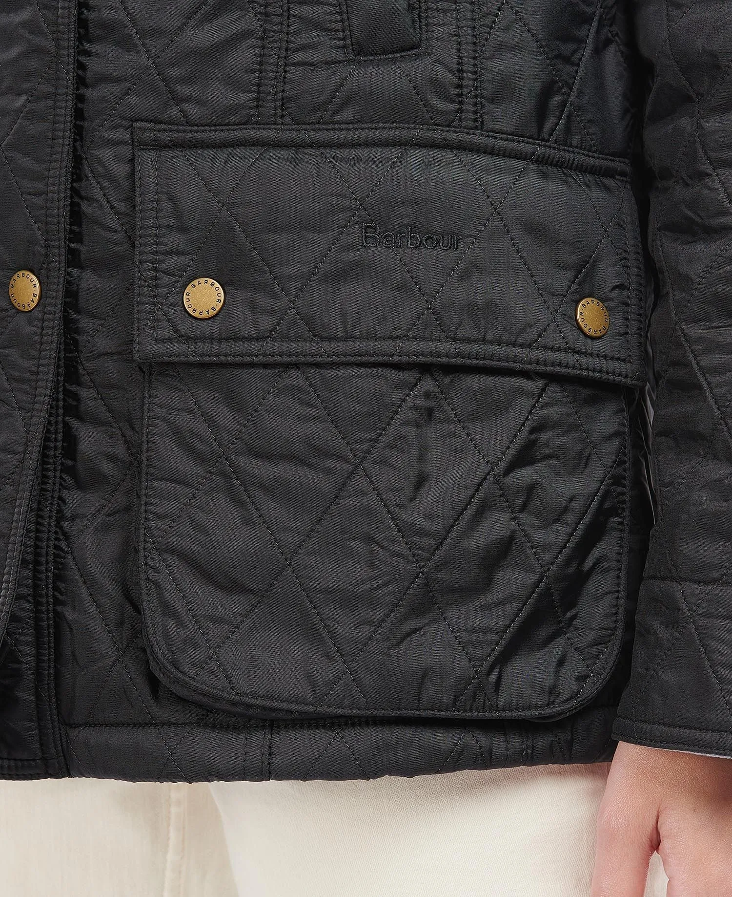 Barbour Beadnell Polarquilt Jacket - Black