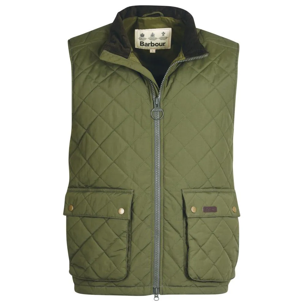 Barbour Fernwood Mens Quilted Gilet - Sage