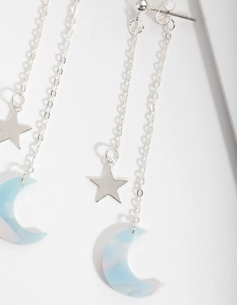 Blue Moon Drop Earrings