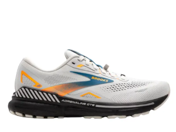 Brooks Adrenaline GTS 23 GTX Mens Running Shoe (Oyster Mushroom/Orange/Blue)