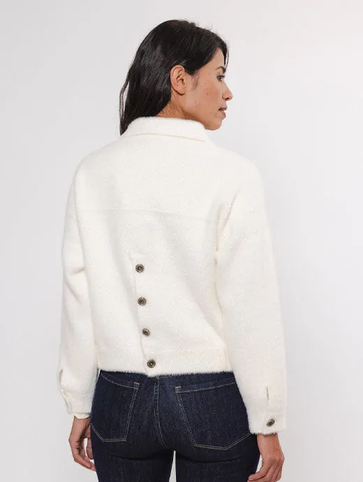 Bubbly Boxy Jacket Snow White