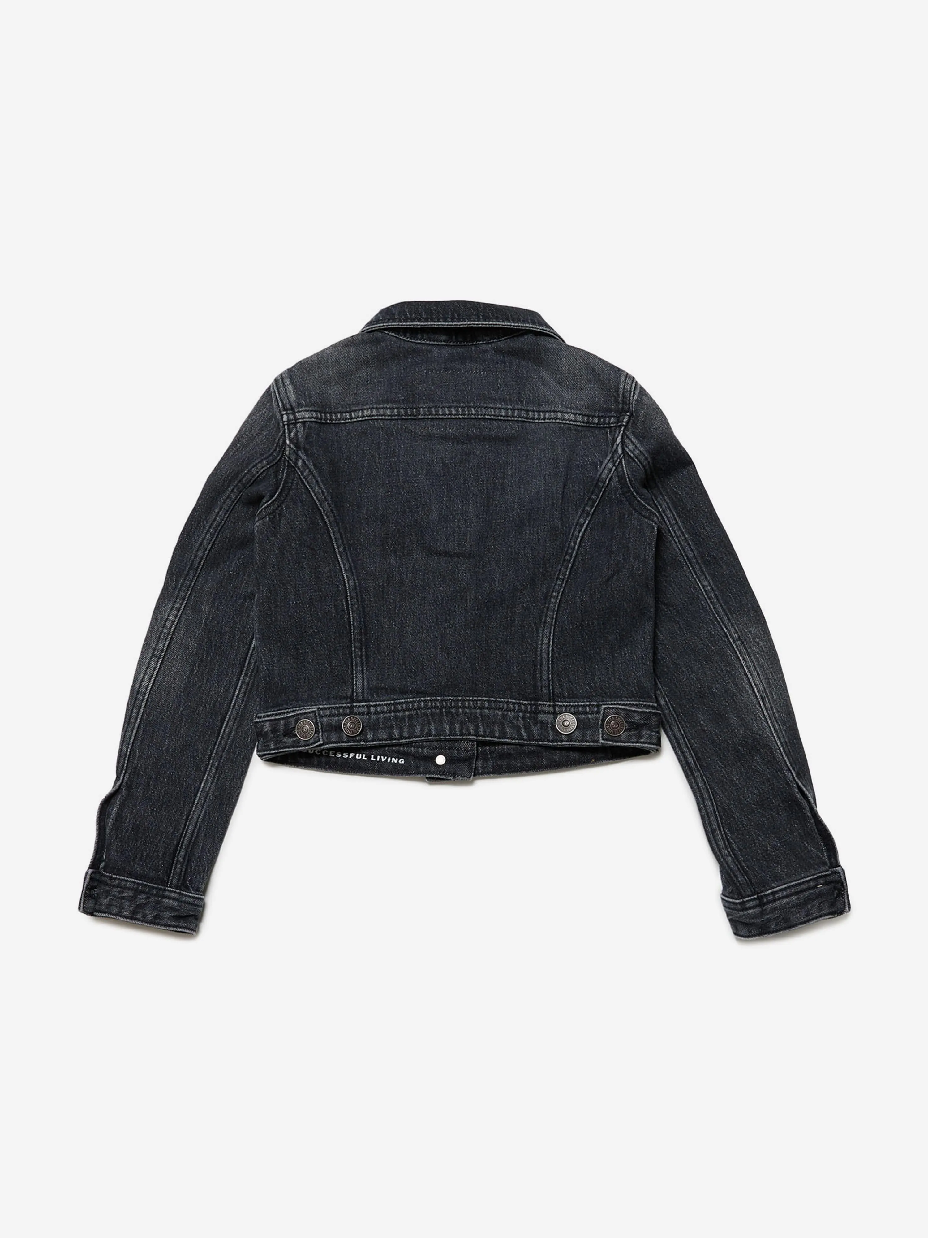 Diesel Girls Denim Jacket in Black