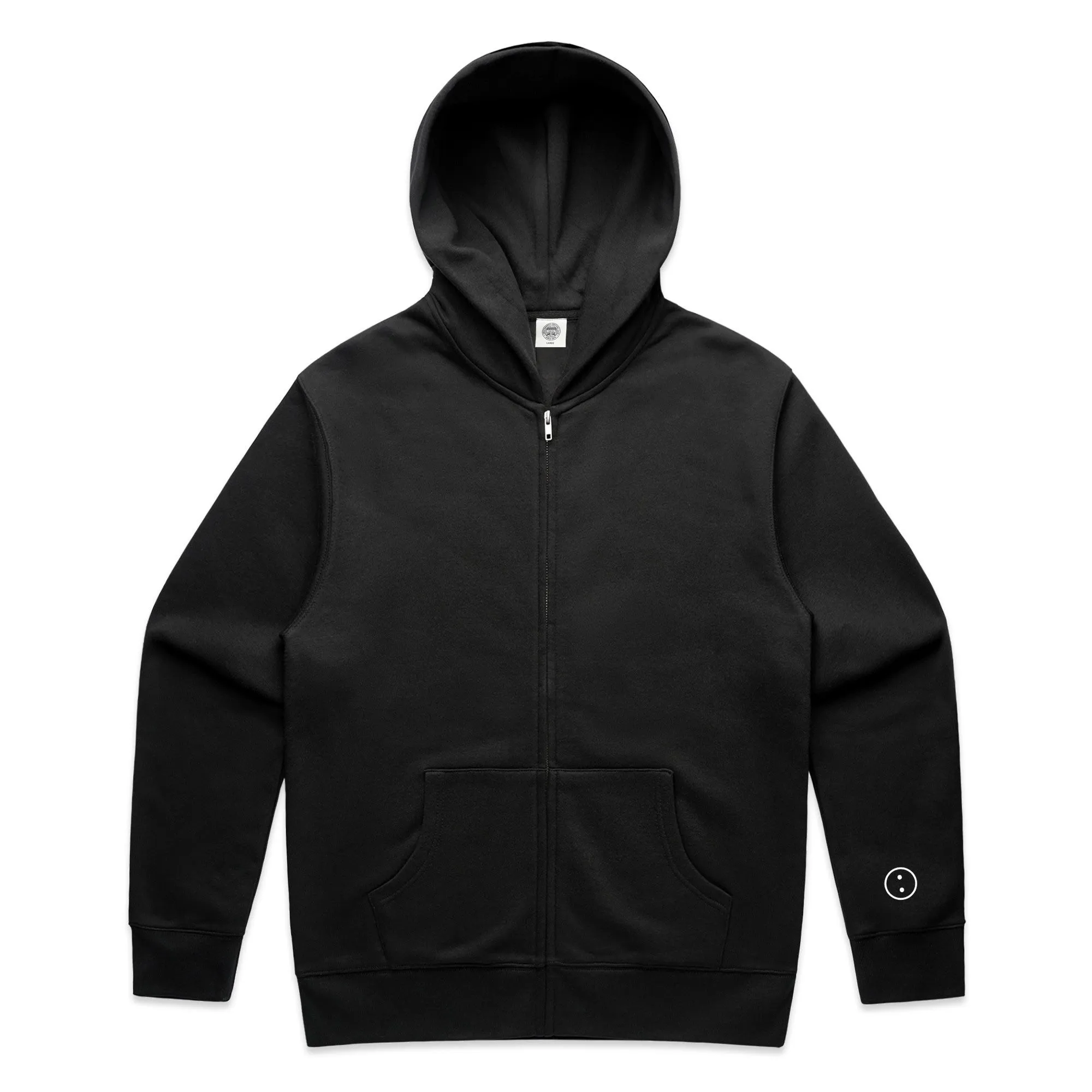 Essentials Premium Zip Up Hoodie - Black