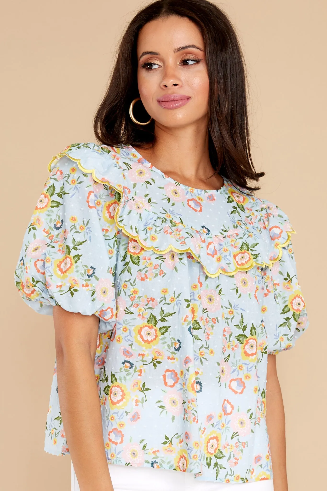 Frances Garden Party Top