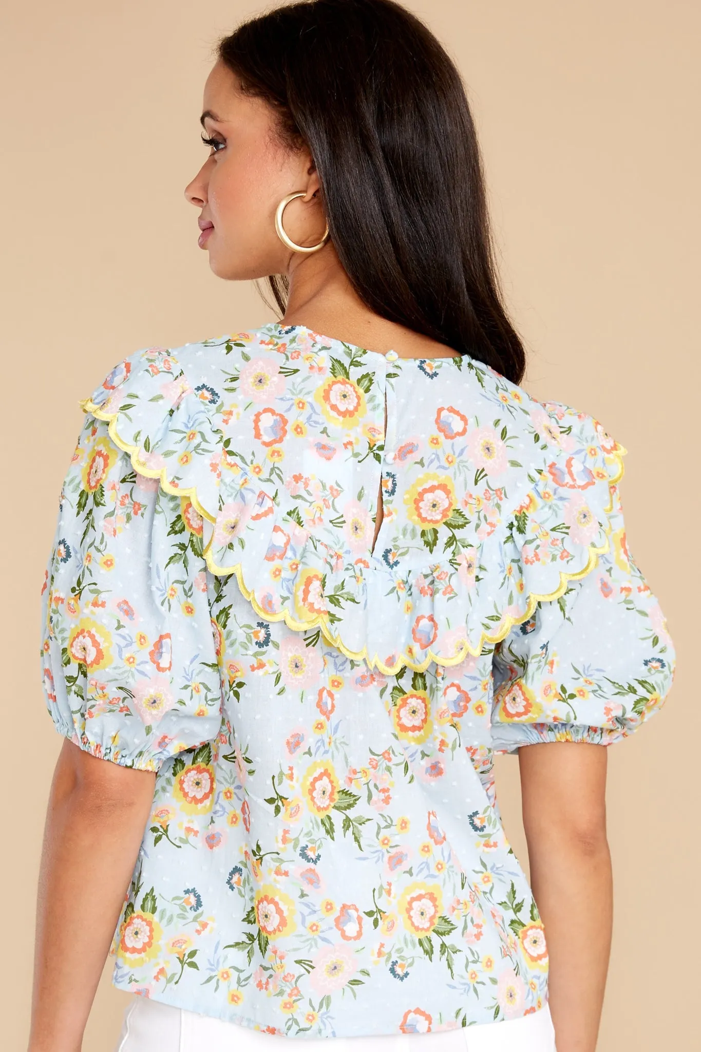 Frances Garden Party Top