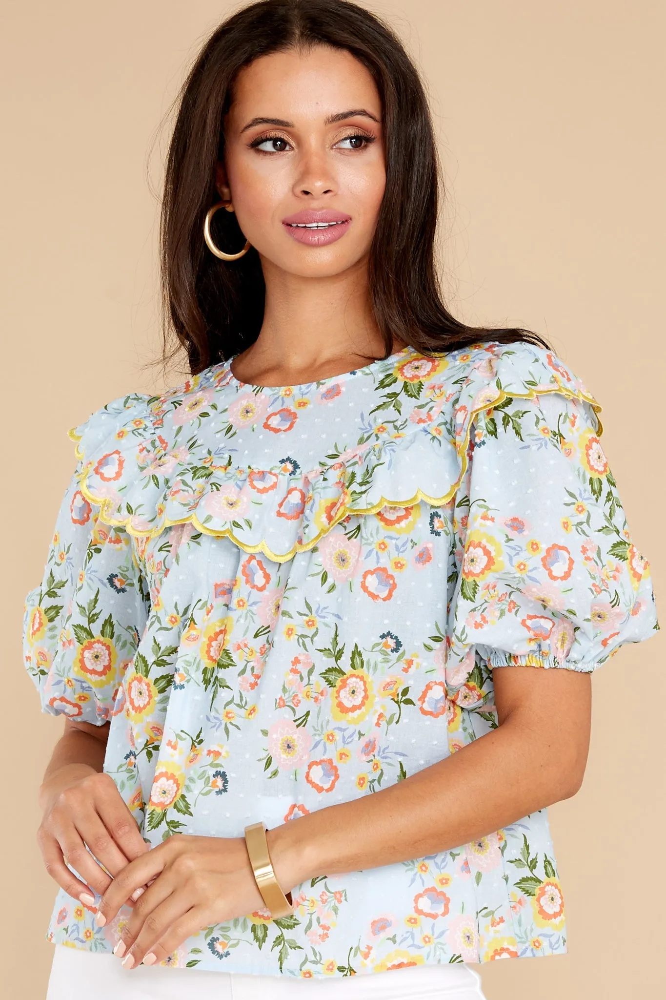 Frances Garden Party Top