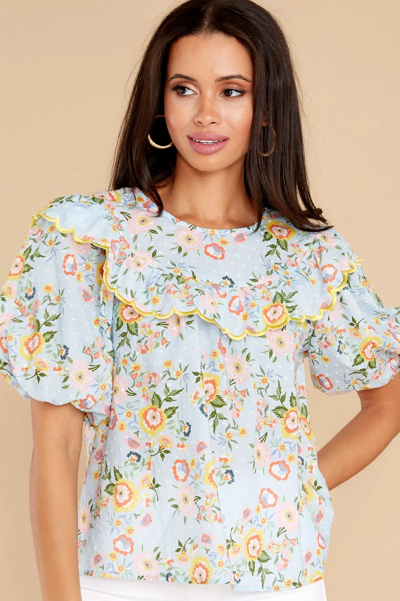 Frances Garden Party Top