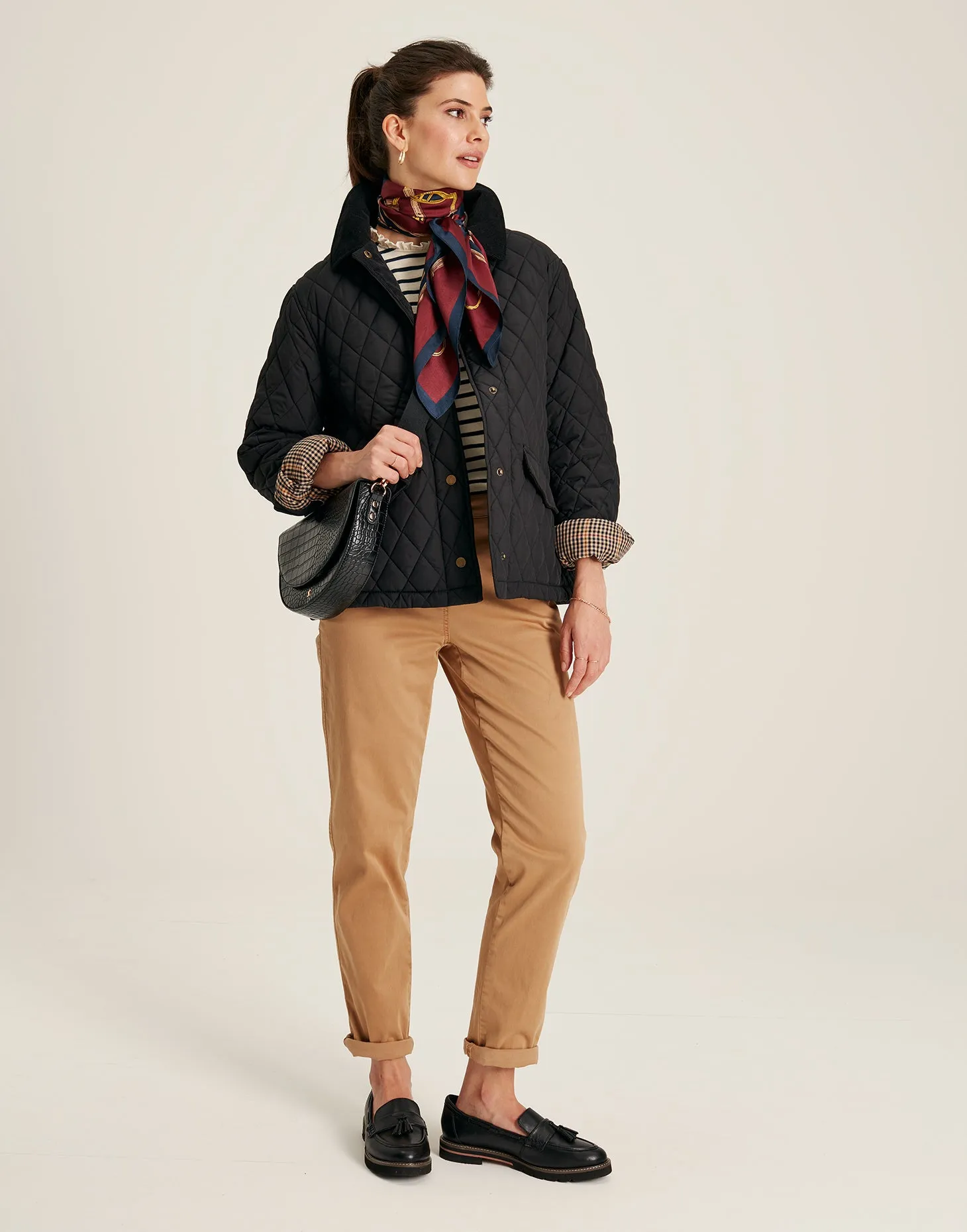 Joules Arlington Cropped Quilted Jacket