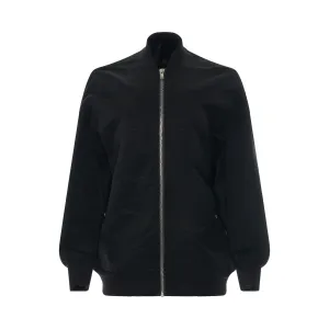 Jumbo Peter Flight Bomber Jacket in Black