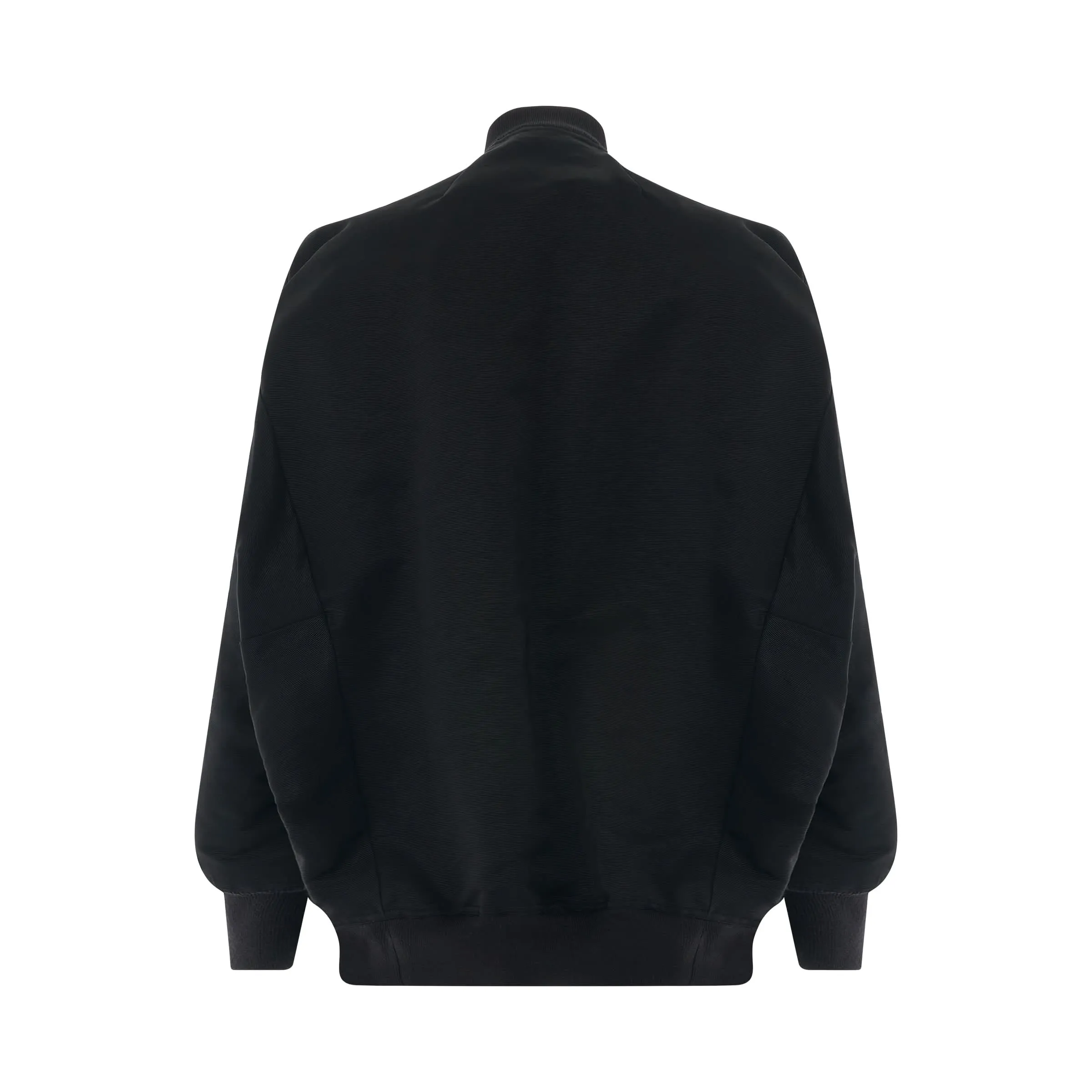 Jumbo Peter Flight Bomber Jacket in Black