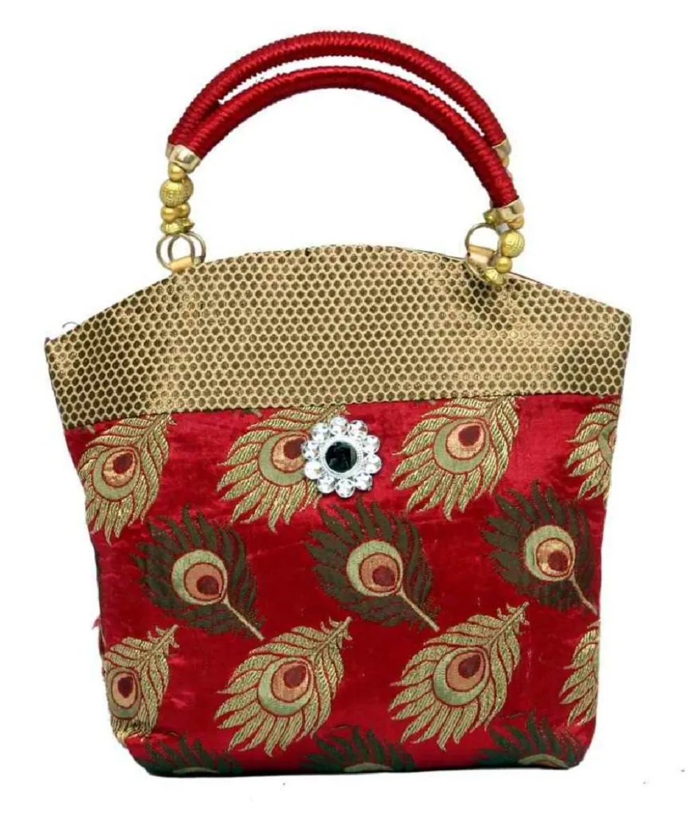 Kuber Industries Women's Cotton Handbag, Multicolour (KI007403)