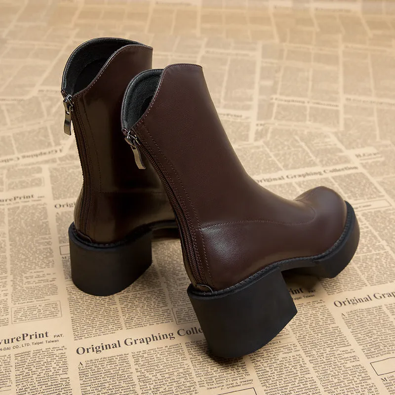 Lilia™ | Stylish chunky heeled boots for a bold look