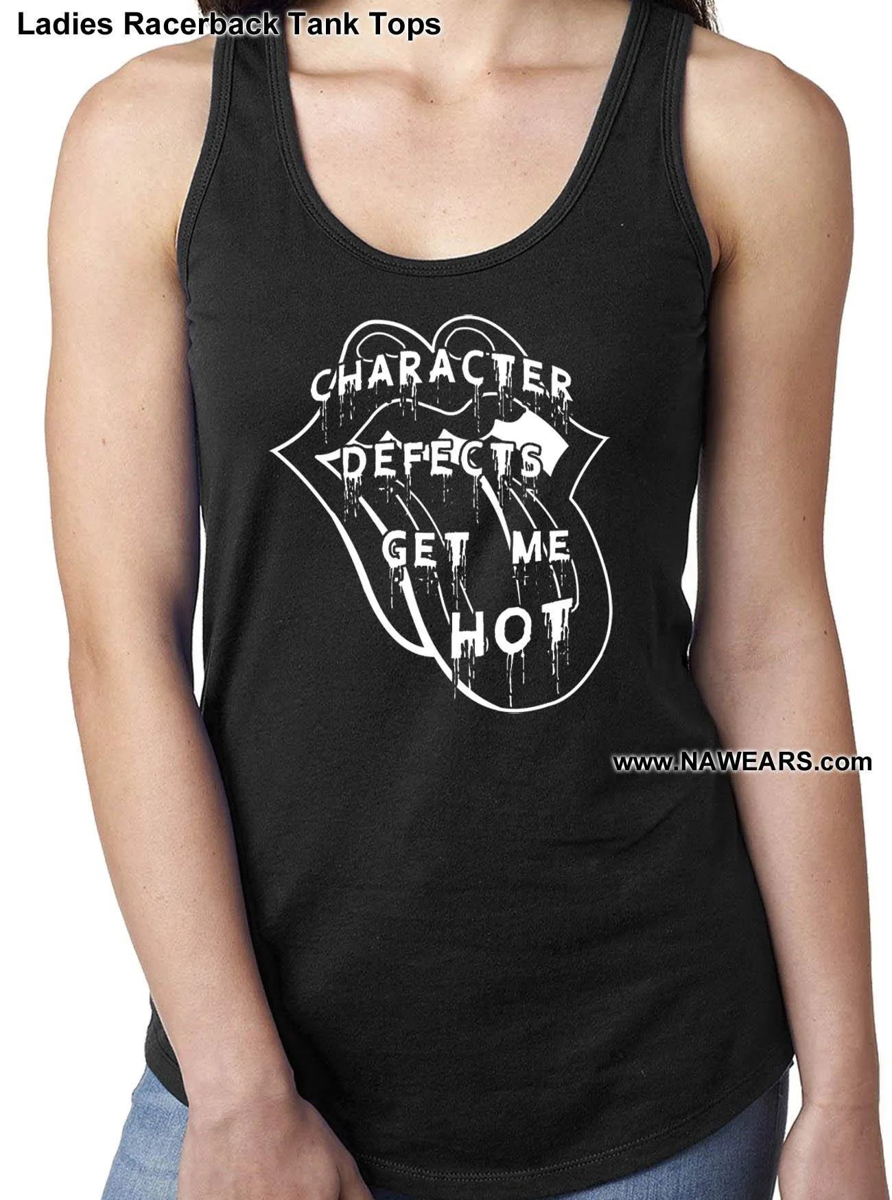 ltt- Defects Get Me Hot Ladies Tank Tops