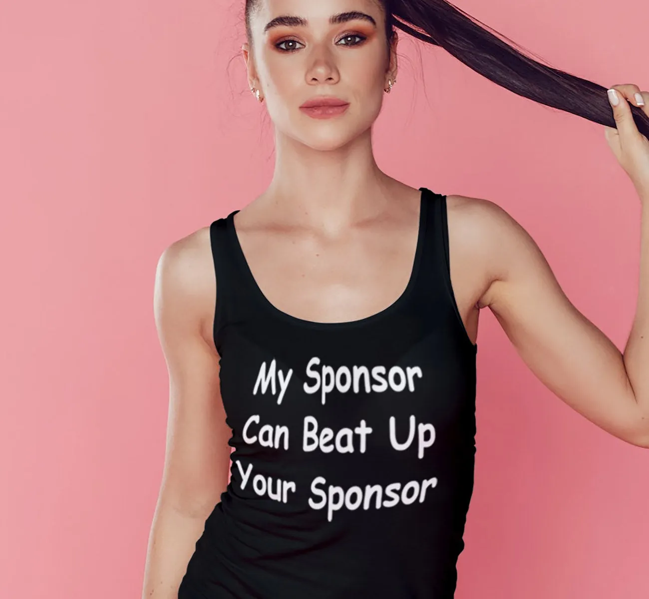 ltt- My Sponsor Can Ladies Tank Tops