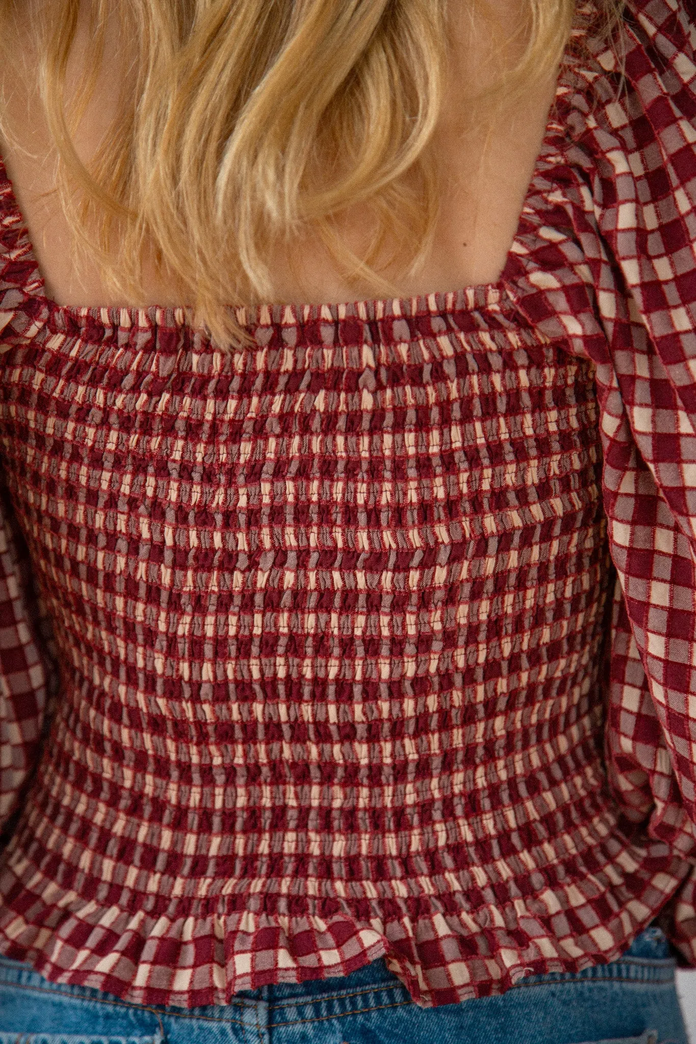 Maeva Gingham Top