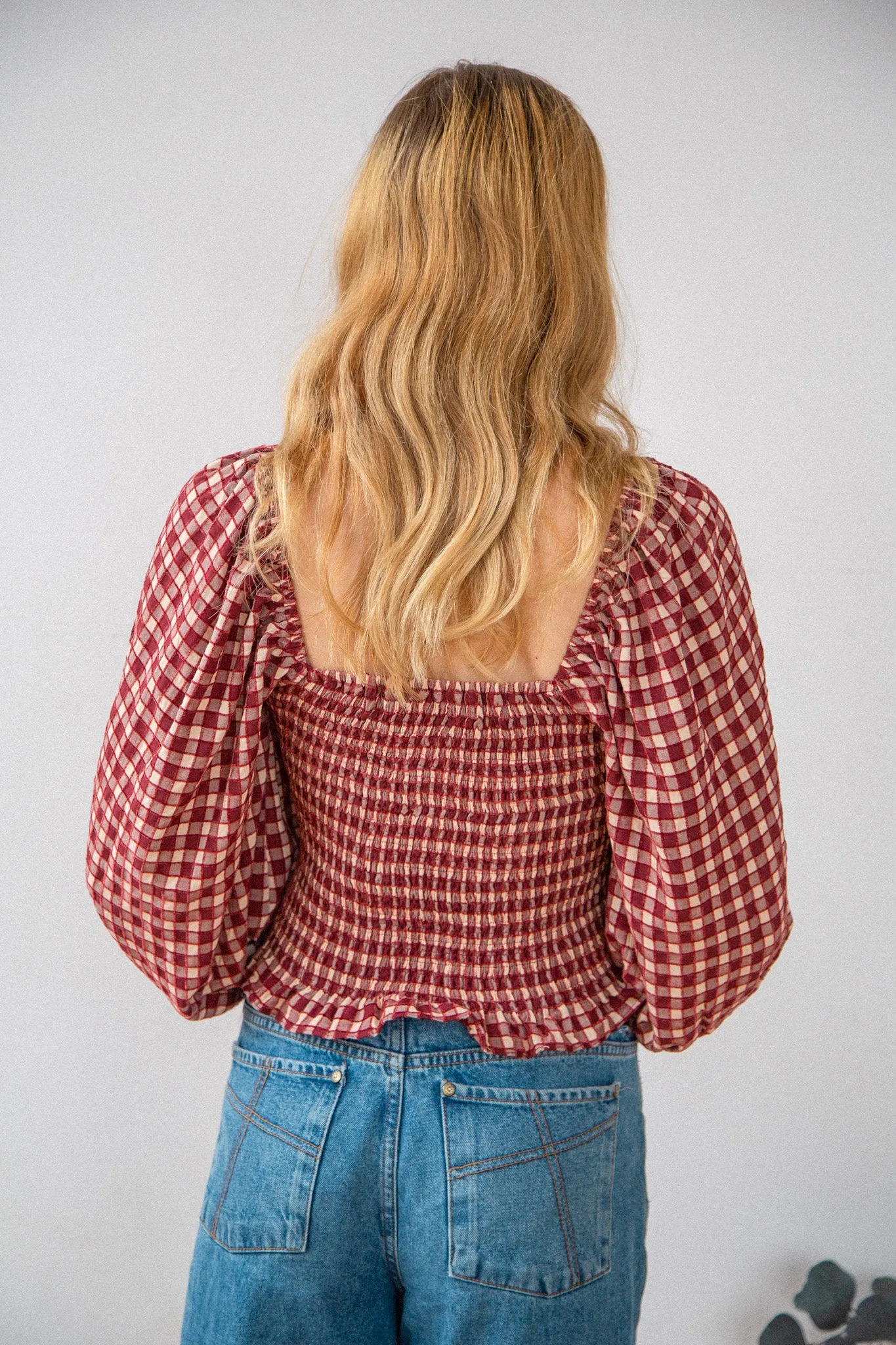 Maeva Gingham Top