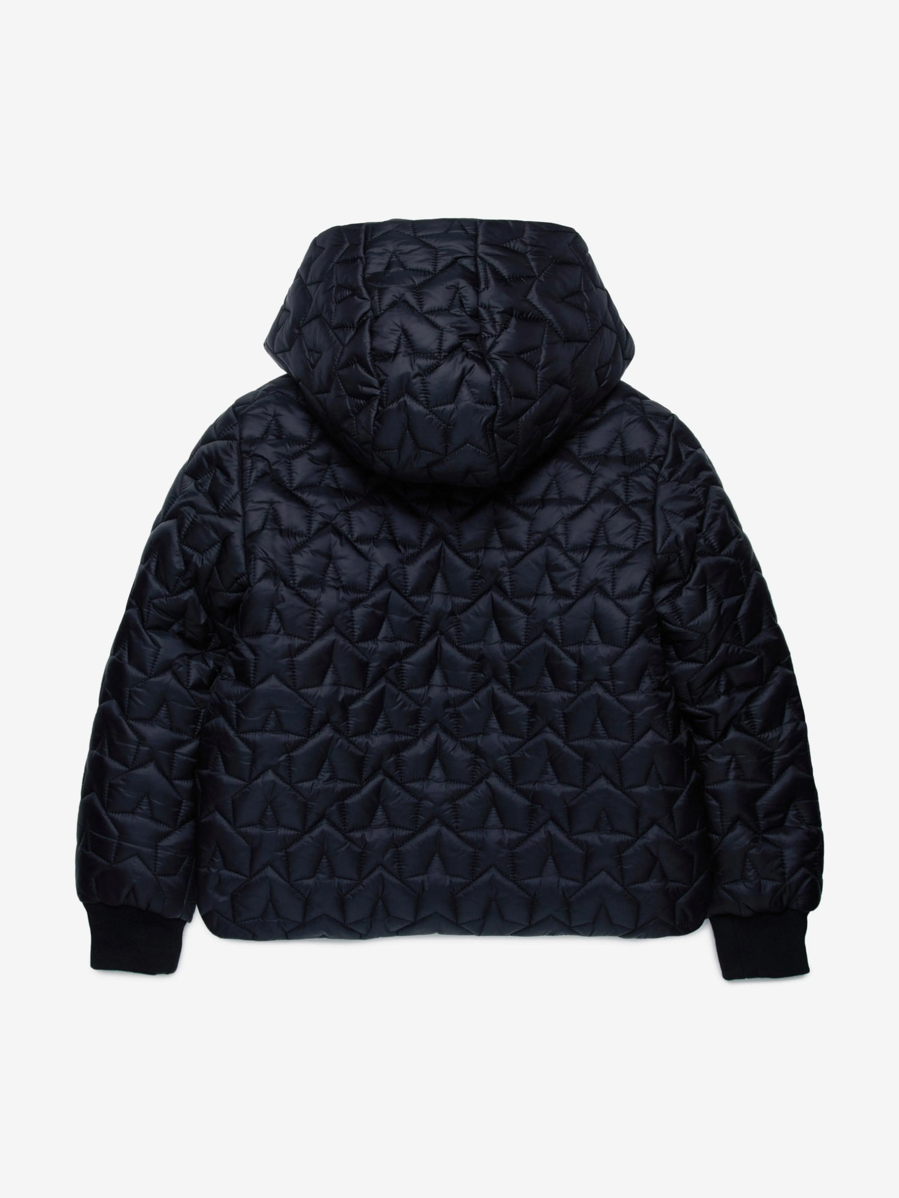 MARNI Girls Star Zip Up Jacket in Black