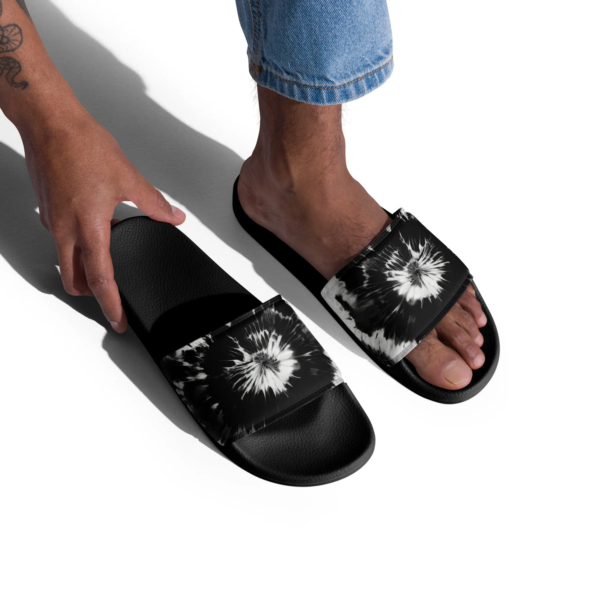 Men’s Slides Monochrome Burst