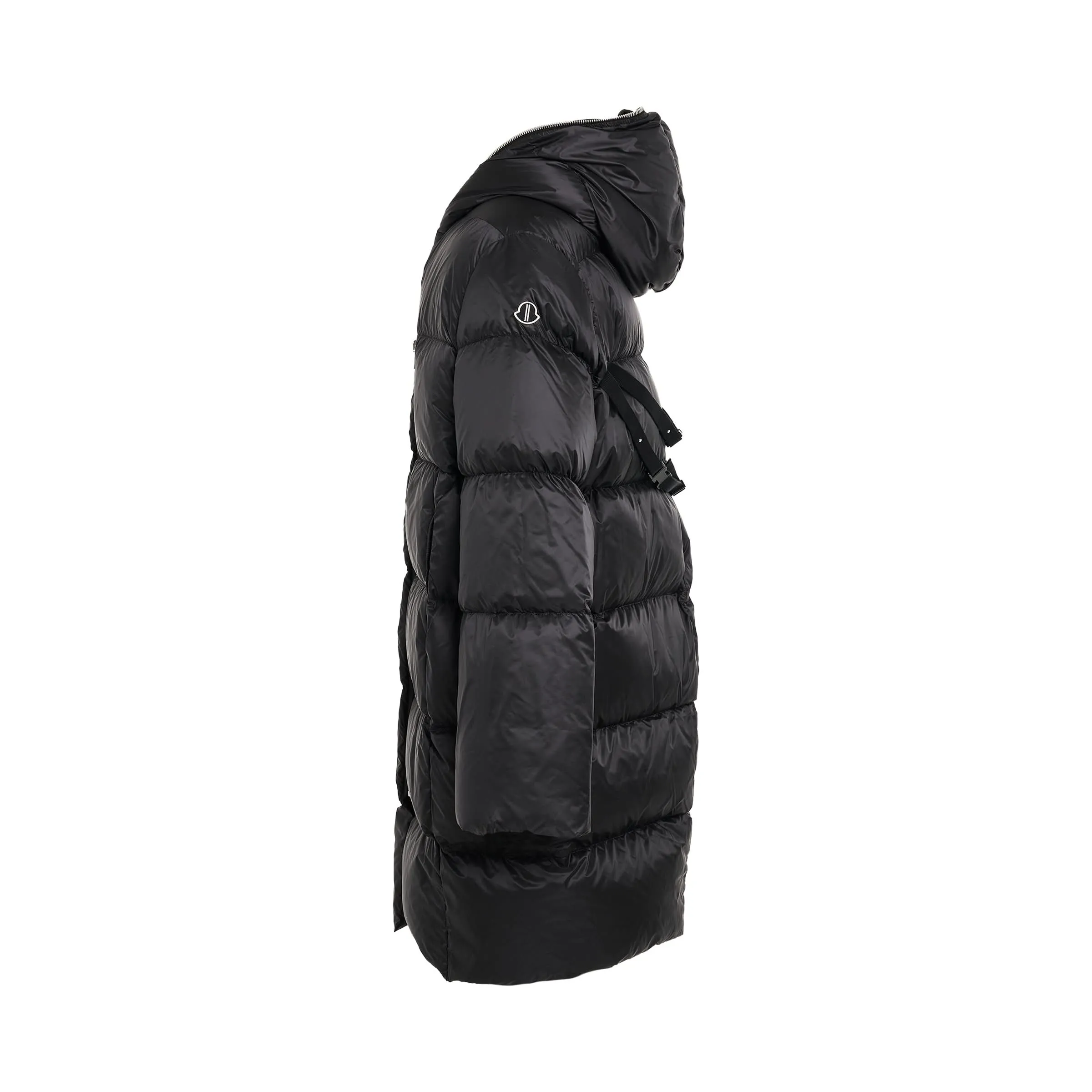 Moncler x Rick Owens Gimp Coat in Black