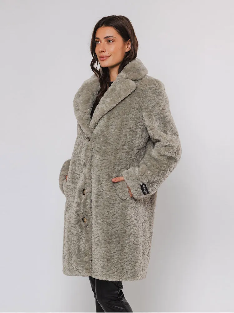 Rino & Pelle Jenny Double Breasted Coat Artichoke