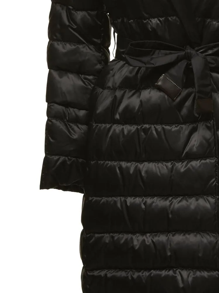 'S Max Mara Quilted Hooded Coat