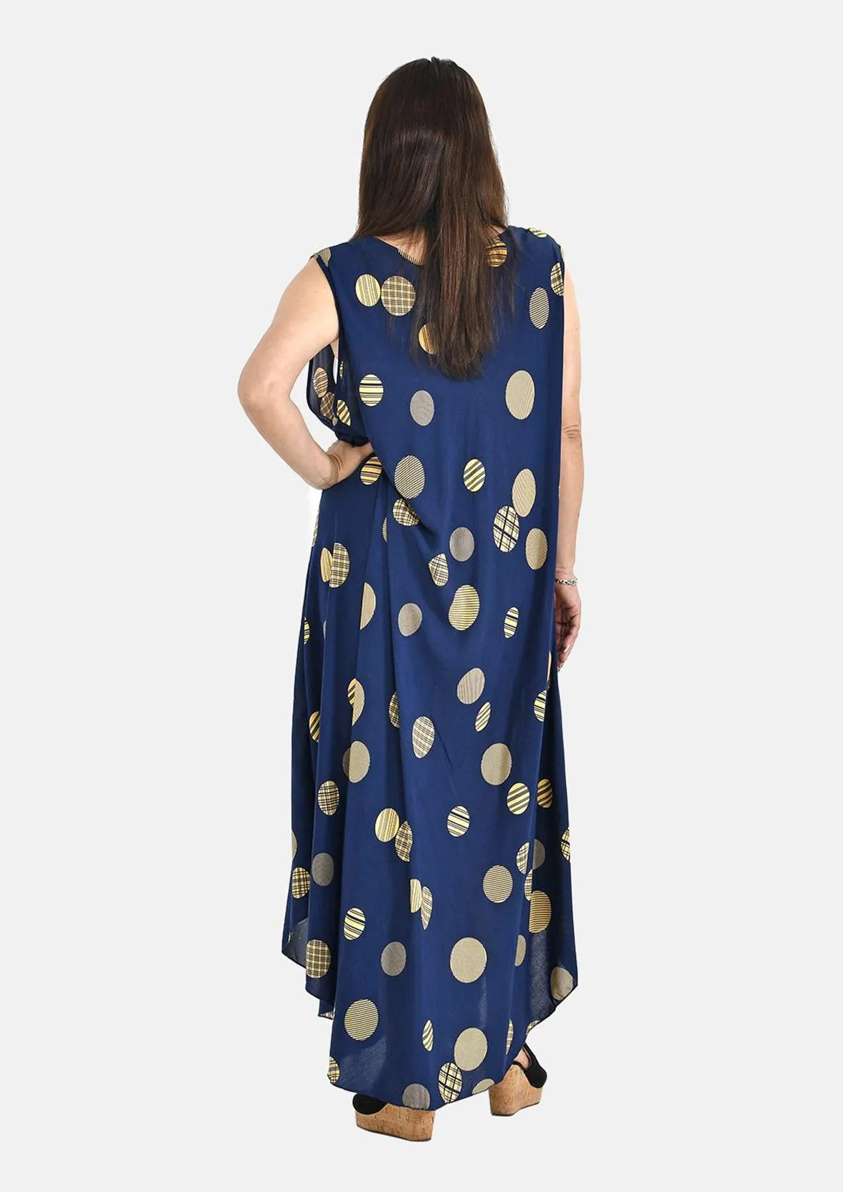 Sleeveless Maxi Umbrella Dress