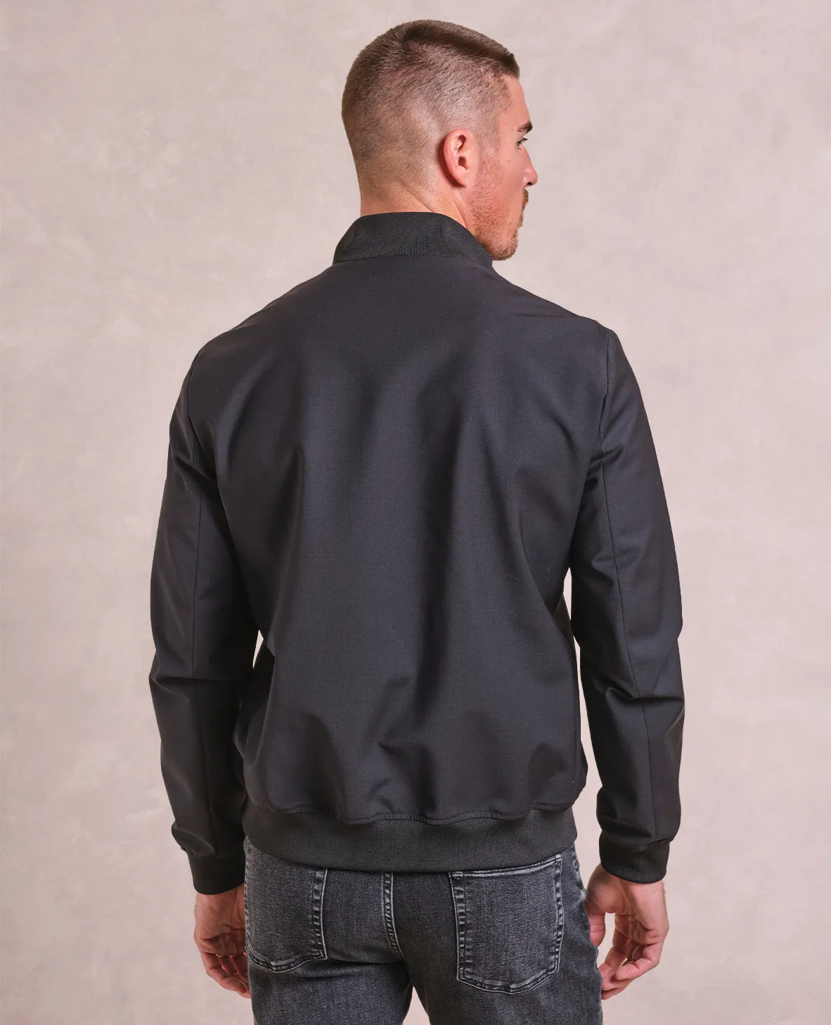 The Henri - Italian Storm System Blouson Bomber - Midnight