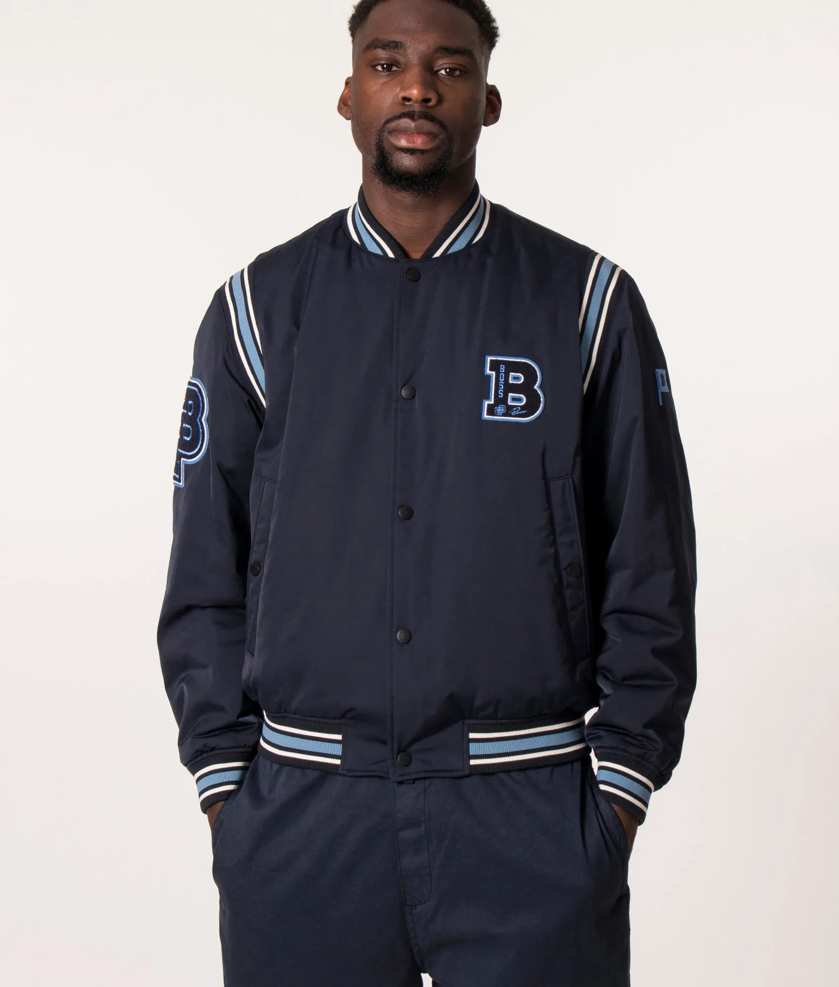 Water Repellent Oronzo Varsity Jacket