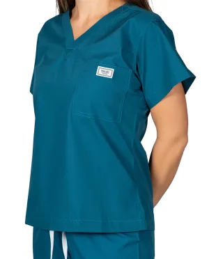 XS Caribbean Classic Simple Scrub Top